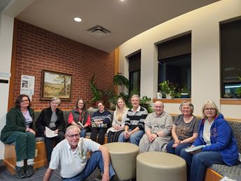 group of people sitting
