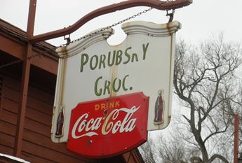 Porubsky Grocery Sign